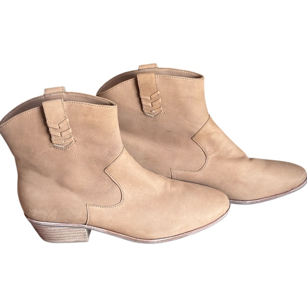 Jack Rogers Women's Oak Suede STELLA Ankle Booties 9.5